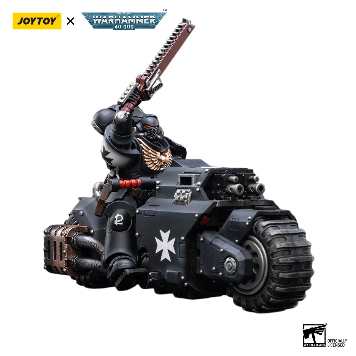 Фигурка JOYTOY Warhammer 40000/40k Space Marines Black Templars Outriders, коллекционная модель, подарок, украшение
Фигурка JOYTOY Warhammer 40000/40k Space Marines Black Templars Outriders, коллекционная модель, подарок, украшение