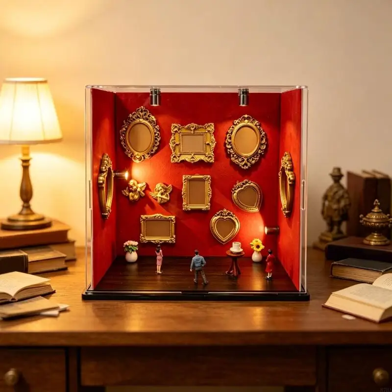 Small Museums Shadows Box Set Create Timelesses Memory with 3D Frame and Miniature Figurines Perfect for Home Decorating 87HA
Small Museums Shadows Box Set Create Timelesses Memory with 3D Frame and Miniature Figurines Perfect for Home Decorating 87HA