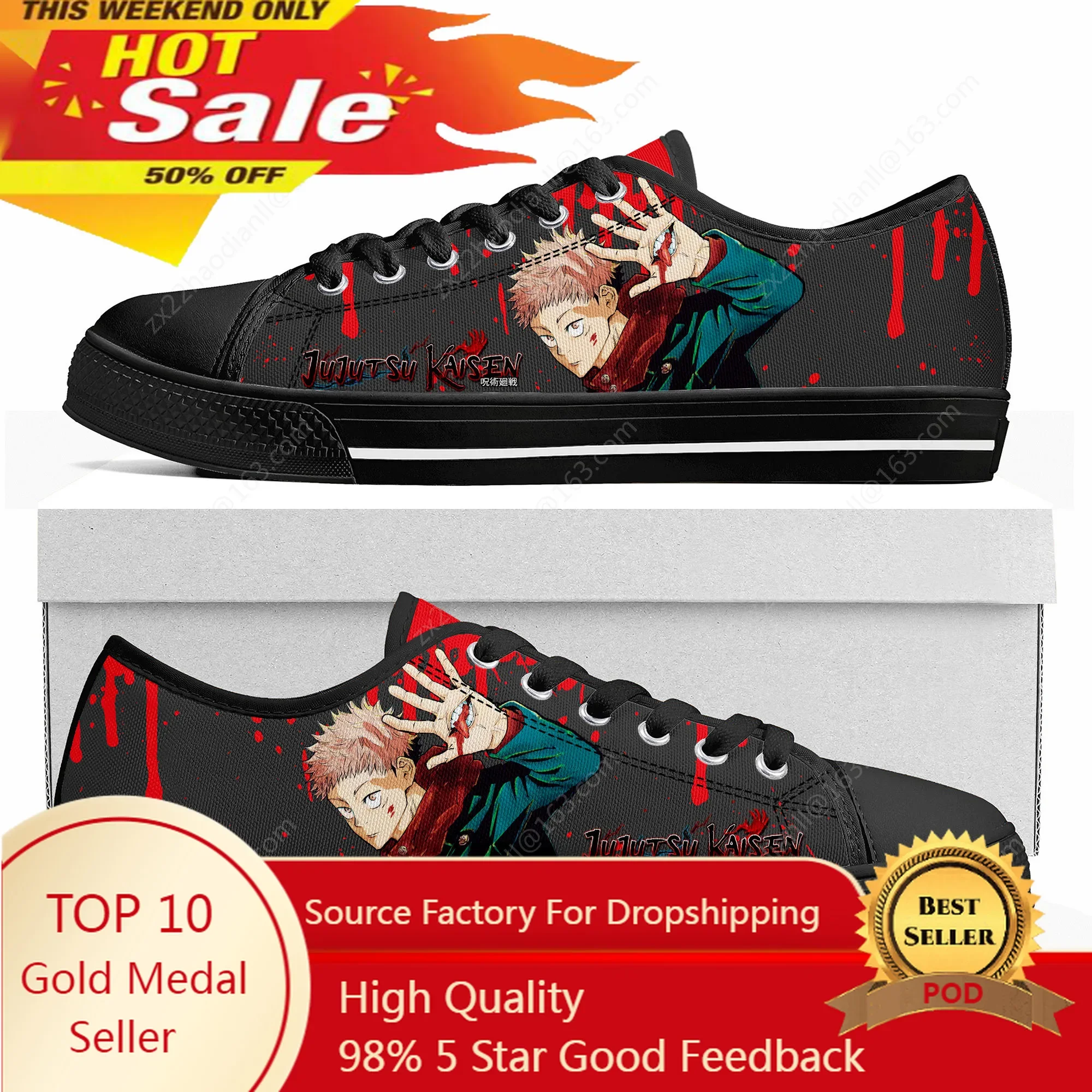 Jujutsu Kaisen Itadori Yuji Sukuna Low Top Sneakers Mens Womens Teenager High Quality Canvas Sneaker Couple Shoes Custom Shoe
Jujutsu Kaisen Itadori Yuji Sukuna Low Top Sneakers Mens Womens Teenager High Quality Canvas Sneaker Couple Shoes Custom Shoe