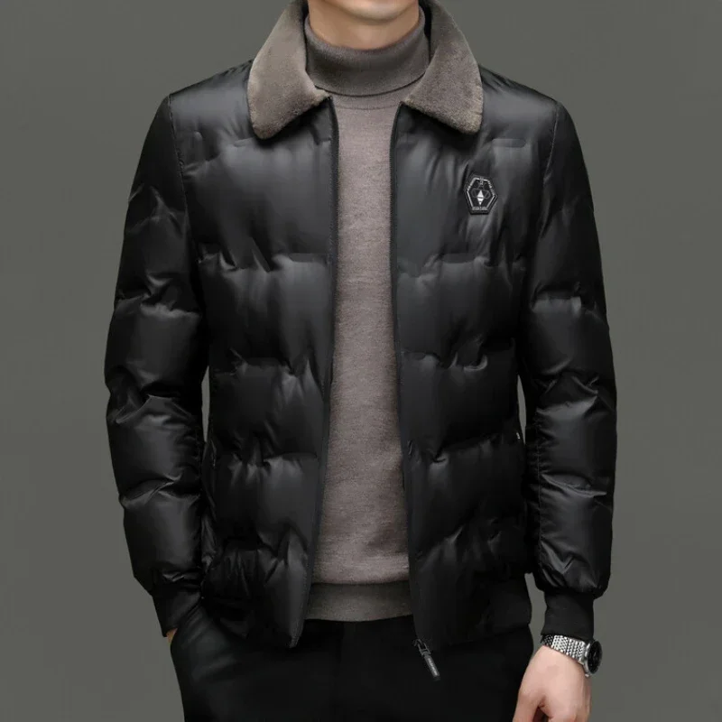 Winter Windproof and Warm High Quality Jacket Cotton Coat Men Winter Coat Men's Solid Color Hatless Wool Collar Cotton Parkas
Winter Windproof and Warm High Quality Jacket Cotton Coat Men Winter Coat Men's Solid Color Hatless Wool Collar Cotton Parkas