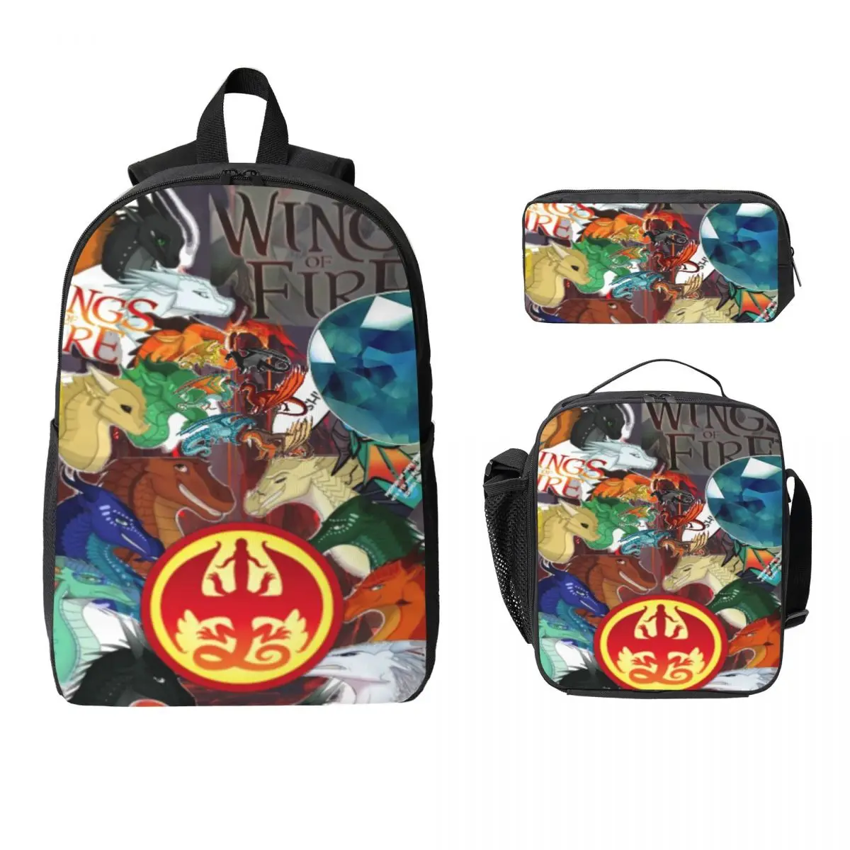 Wing Of Fire Dragon Backpack Lunch Box Pencil Boxes for Boys Girls Backpacks Kawaii Schoolbag Bookbag Set
Wing Of Fire Dragon Backpack Lunch Box Pencil Boxes for Boys Girls Backpacks Kawaii Schoolbag Bookbag Set