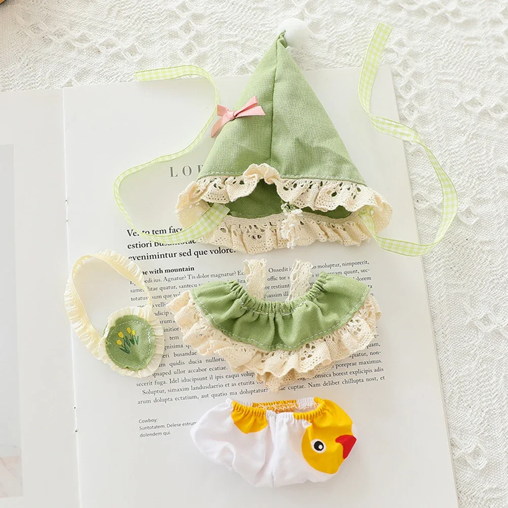 Cute Cosplay Gift for 17cm DollsLabubu Doll Clothes For Green & Pink Elf Pendant Clothes Kawaii Skirt Outfit with Accessories,
Cute Cosplay Gift for 17cm DollsLabubu Doll Clothes For Green & Pink Elf Pendant Clothes Kawaii Skirt Outfit with Accessories,