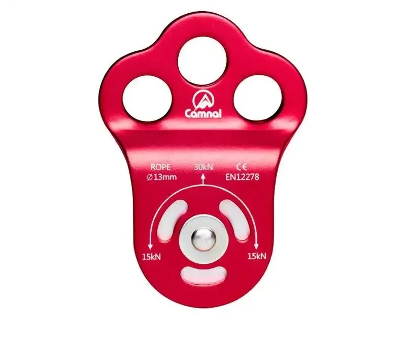 Outdoor rock climbing, tree climbing, pulley assembly, mountain crossing, transportation, three hole single pulley bearing
Outdoor rock climbing, tree climbing, pulley assembly, mountain crossing, transportation, three hole single pulley bearing