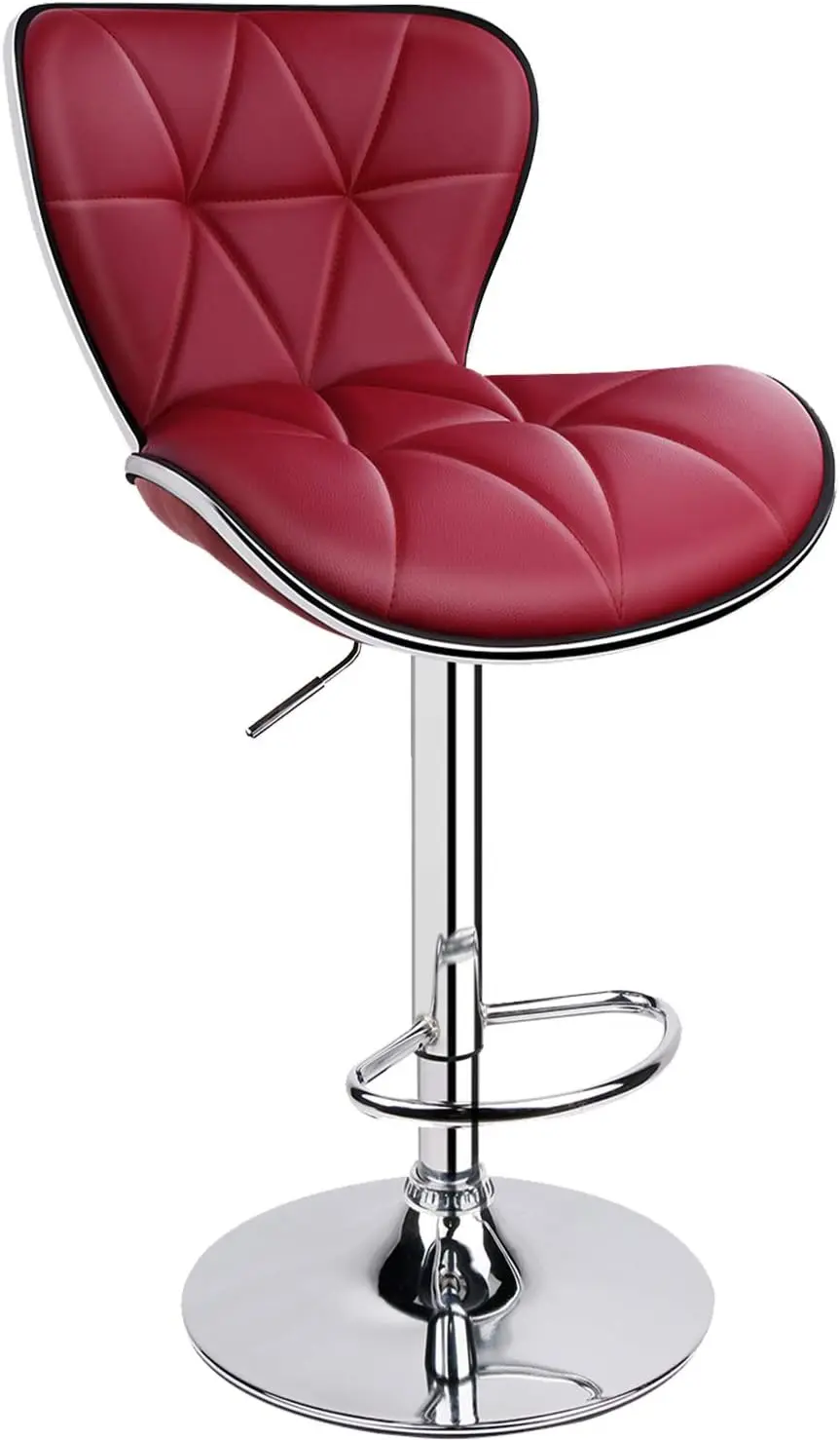 Leopard Shell Ba Adjustable Swivel Bar Stools, Pu Leather Padded With Ba - Wine Red - 1 Chair
Leopard Shell Ba Adjustable Swivel Bar Stools, Pu Leather Padded With Ba - Wine Red - 1 Chair