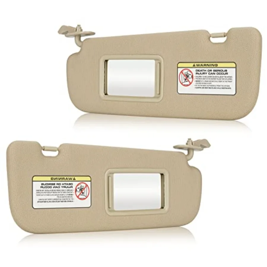 Driver and Passenger Side Sun Visor Fit for Hyundai Elantra 2011 2012 2013 2014 2015 Replace for 852103X000TX 852203X000TX With
Driver and Passenger Side Sun Visor Fit for Hyundai Elantra 2011 2012 2013 2014 2015 Replace for 852103X000TX 852203X000TX With