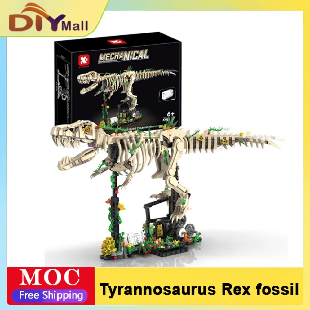96177 1226 шт. тираннозавр рекс скелет динозавра строительный комплект STEM образовательная модель с моторизованной функцией ходьбы
96177 1226 шт. тираннозавр рекс скелет динозавра строительный комплект STEM образовательная модель с моторизованной функцией ходьбы
