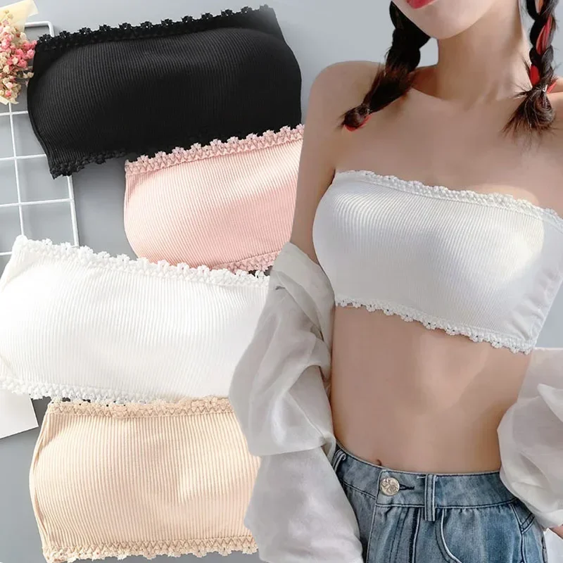 Summer Strapless Women Bras Back Lace Sexy Chest Tops Seamless Breathable Underwea Brassiere Solid Invisible Chest Wraps Bra
Summer Strapless Women Bras Back Lace Sexy Chest Tops Seamless Breathable Underwea Brassiere Solid Invisible Chest Wraps Bra