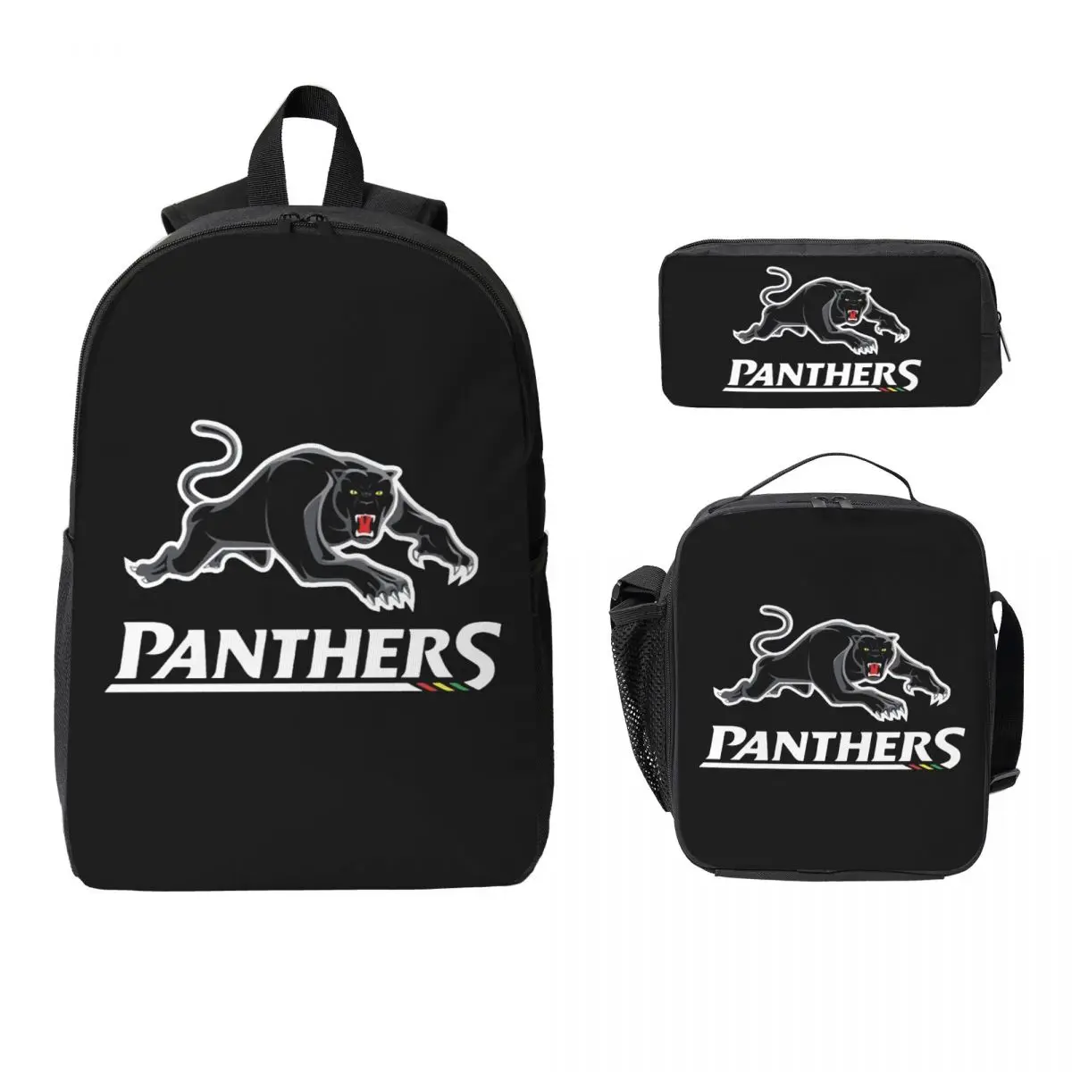 Panthers-Penrit Backpack Student BookBag School Bag Computer Shoulder Bags 3ps Insulated Lunch Bag Pencil Case
Panthers-Penrit Backpack Student BookBag School Bag Computer Shoulder Bags 3ps Insulated Lunch Bag Pencil Case