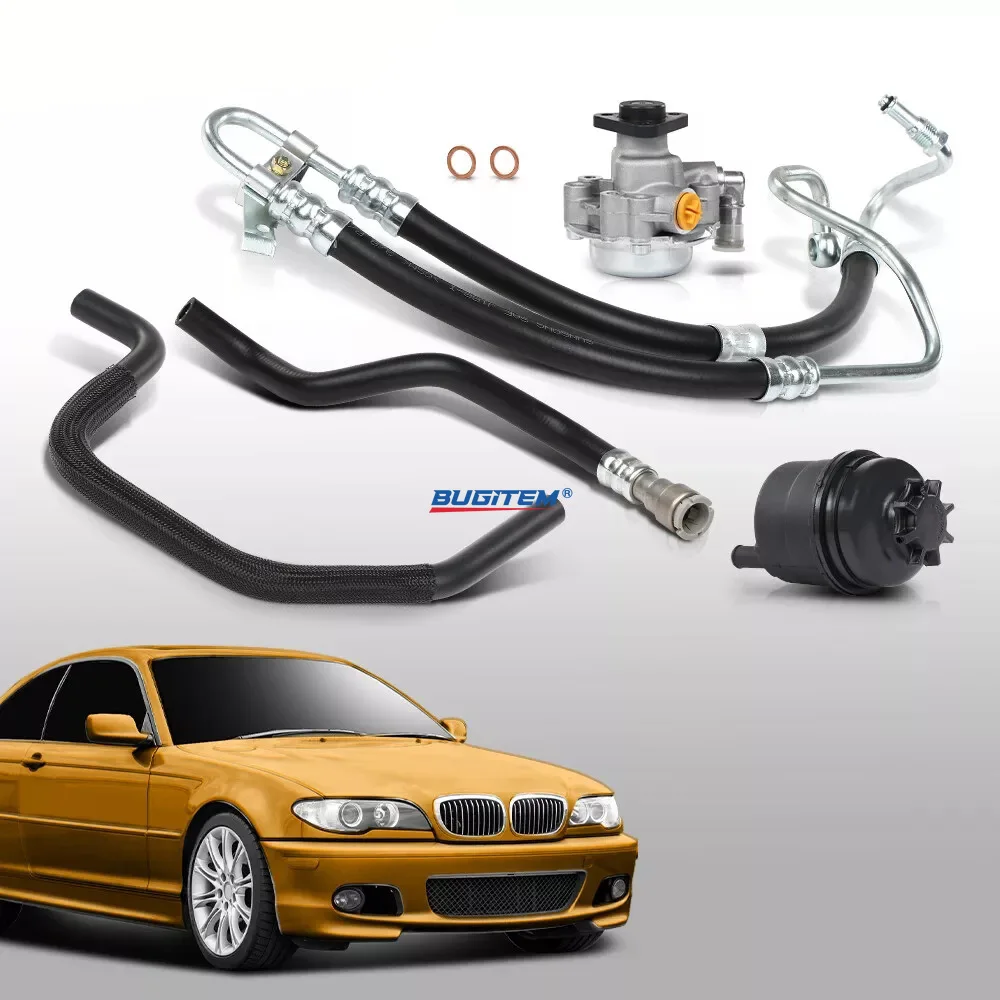 New 1 Set Power Steering Pump Kit Fit 32 41 6 760 036 For BMW E46 320i 323i 325i 328Ci 328i 330i 2001-2005 32416760036
New 1 Set Power Steering Pump Kit Fit 32 41 6 760 036 For BMW E46 320i 323i 325i 328Ci 328i 330i 2001-2005 32416760036