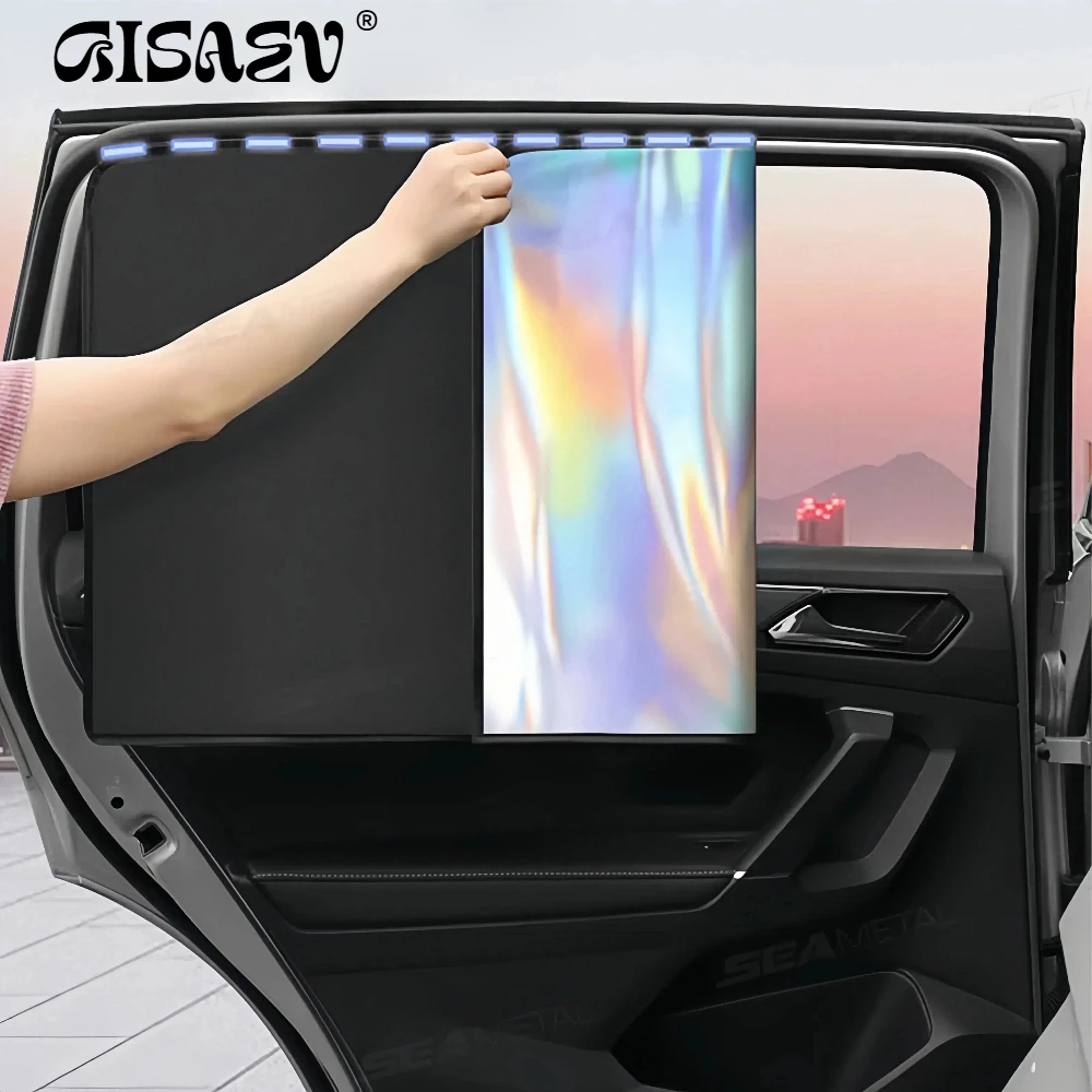 GISAEV Magnetic Car Side Window Sunshade UV Protector Heat Shield Privacy Instant Snap On for Most Cars SUVs Baby Nursing Nap
GISAEV Magnetic Car Side Window Sunshade UV Protector Heat Shield Privacy Instant Snap On for Most Cars SUVs Baby Nursing Nap