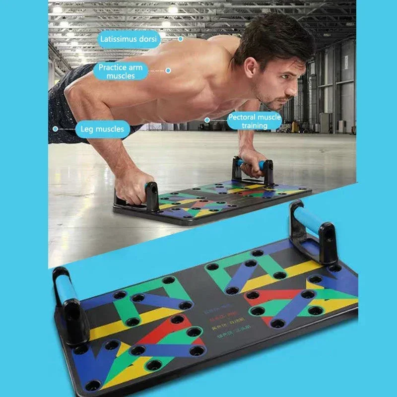 New Push-up Board Multifunctional Home Fitness Training Chest Muscle Training Equipment Bracket Auxiliary Device Abdominal Muscl
New Push-up Board Multifunctional Home Fitness Training Chest Muscle Training Equipment Bracket Auxiliary Device Abdominal Muscl