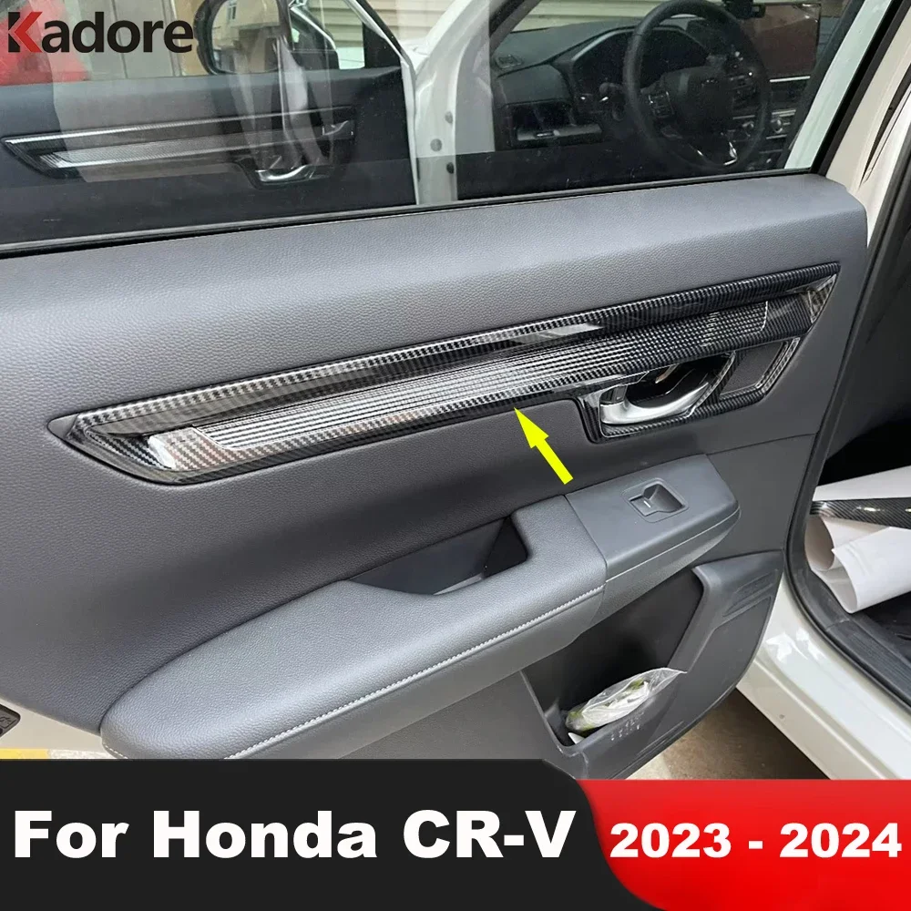 Car Inner Door Handle Bowl Cover Trim For Honda CRV CR-V 2023 2024 Carbon Fiber Inside Door Panel Strip Interior Accessories
Car Inner Door Handle Bowl Cover Trim For Honda CRV CR-V 2023 2024 Carbon Fiber Inside Door Panel Strip Interior Accessories