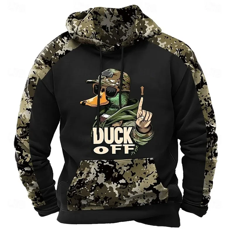 New Men's Spring and Autumn Fashion Hoodie Duck Off Fun Camouflage 3D Printed Hoodie Neutral Street Casual Sportswear top Q0234
New Men's Spring and Autumn Fashion Hoodie Duck Off Fun Camouflage 3D Printed Hoodie Neutral Street Casual Sportswear top Q0234