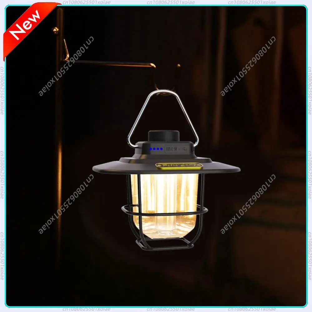 LED Decorative Hanging Lights Waterproof Retro Camping Lamp Type-c Charging with Hook Battery Indicator for Outdoor Equipment
LED Decorative Hanging Lights Waterproof Retro Camping Lamp Type-c Charging with Hook Battery Indicator for Outdoor Equipment
