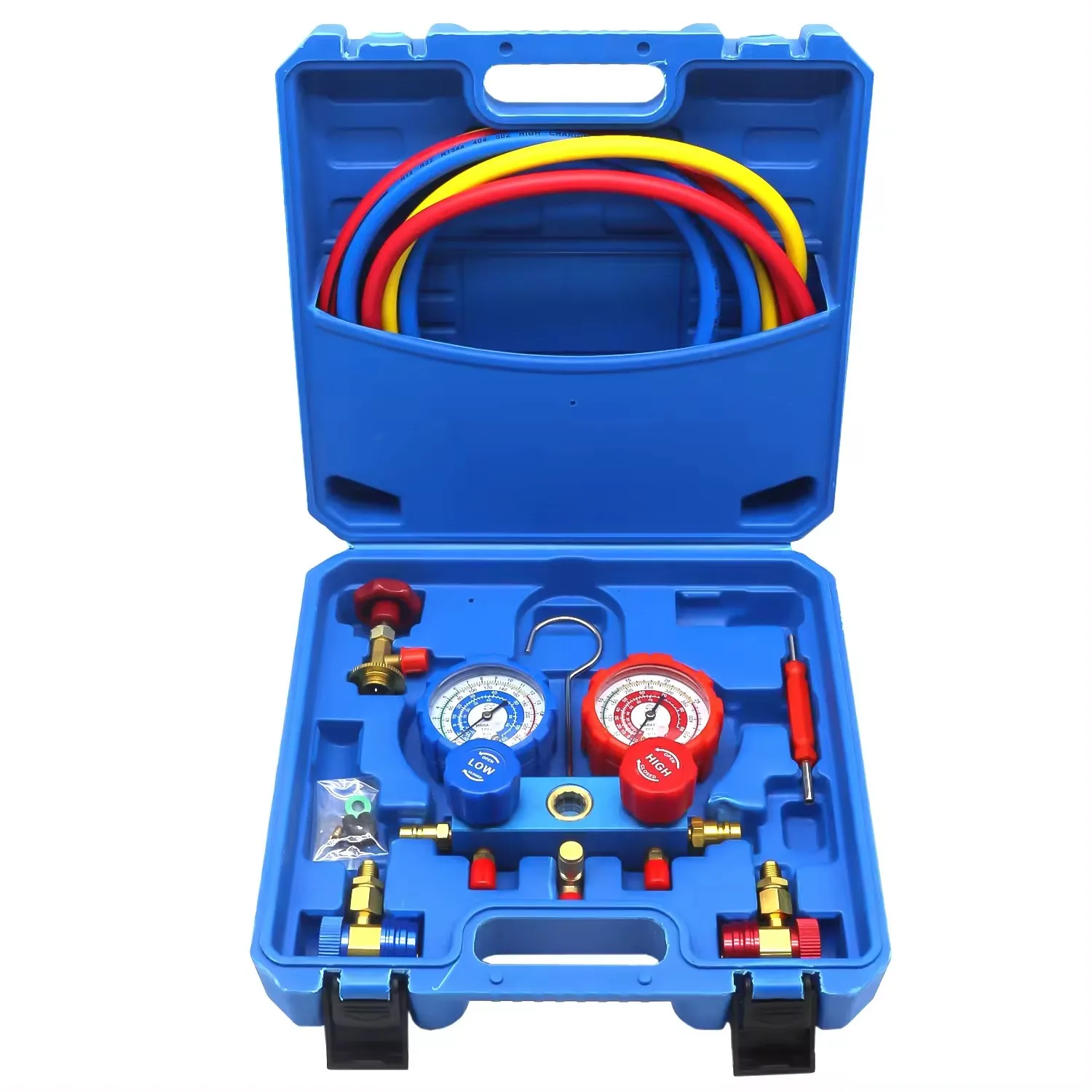 High Quality Cold Air Meter Automotive Air Conditioning System R134a Manifold Meter Refrigerant Canister Meter
High Quality Cold Air Meter Automotive Air Conditioning System R134a Manifold Meter Refrigerant Canister Meter