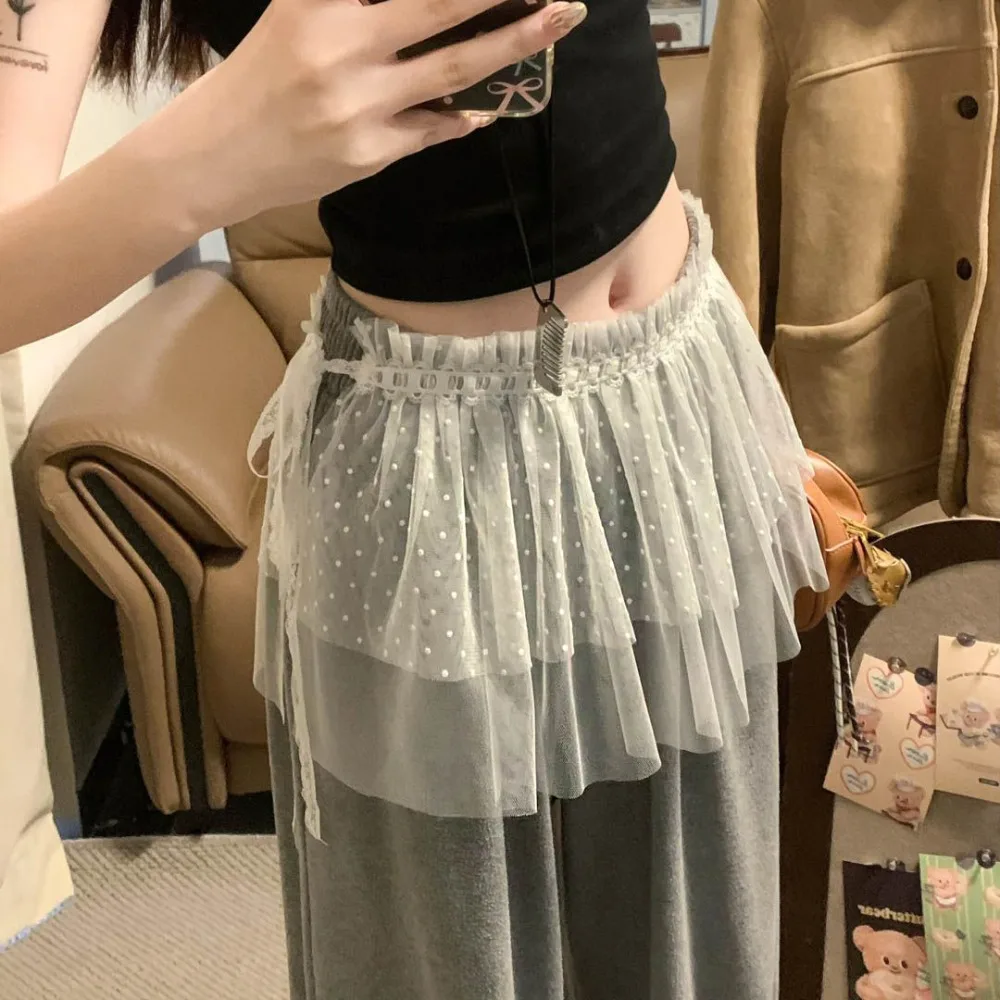 Elegant Balletcore Lace Mini Skirts White Korean Style Ruffle Short Skirts Stacked High Waist Butt Curtain Women
Elegant Balletcore Lace Mini Skirts White Korean Style Ruffle Short Skirts Stacked High Waist Butt Curtain Women