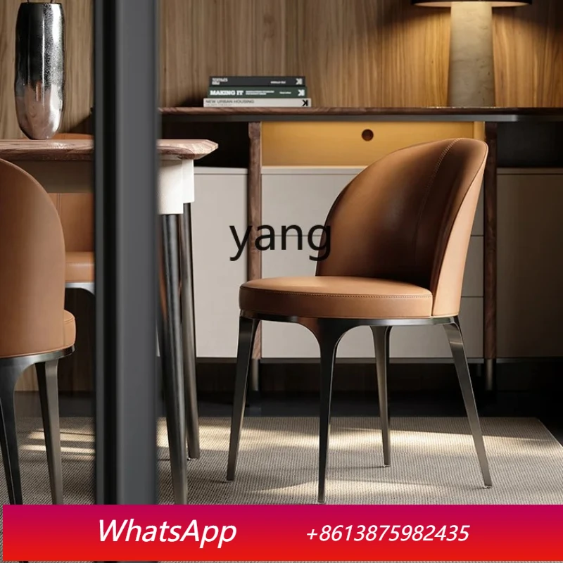 LTT All Leather Dining Chair Original Chair High-End Soft Bag Dining Chair
LTT All Leather Dining Chair Original Chair High-End Soft Bag Dining Chair