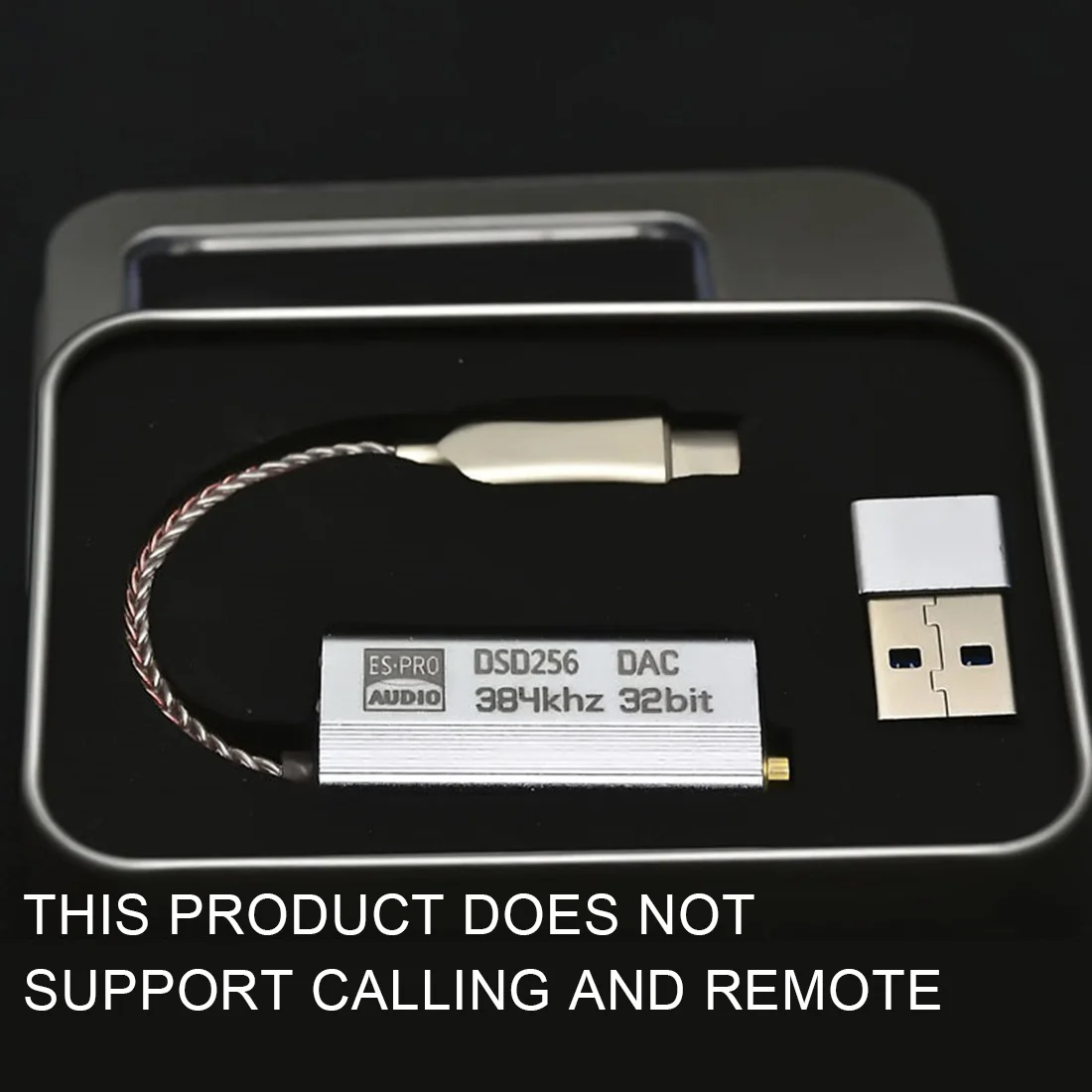 DAC ES9318 USB Type C Headphone Adapter HiFi Decoding AMP Adapter Sound Card for Android Type C to 3.5MM jasmine
DAC ES9318 USB Type C Headphone Adapter HiFi Decoding AMP Adapter Sound Card for Android Type C to 3.5MM jasmine