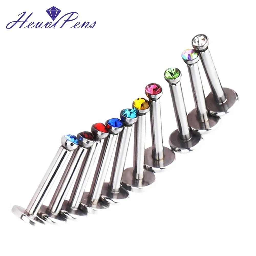 2Pcs Steel Internal Thread Labret Multi Size CZ Crystal 6/8/10/12mm Bar Monroe Lip Ear Stud Piercing
2Pcs Steel Internal Thread Labret Multi Size CZ Crystal 6/8/10/12mm Bar Monroe Lip Ear Stud Piercing