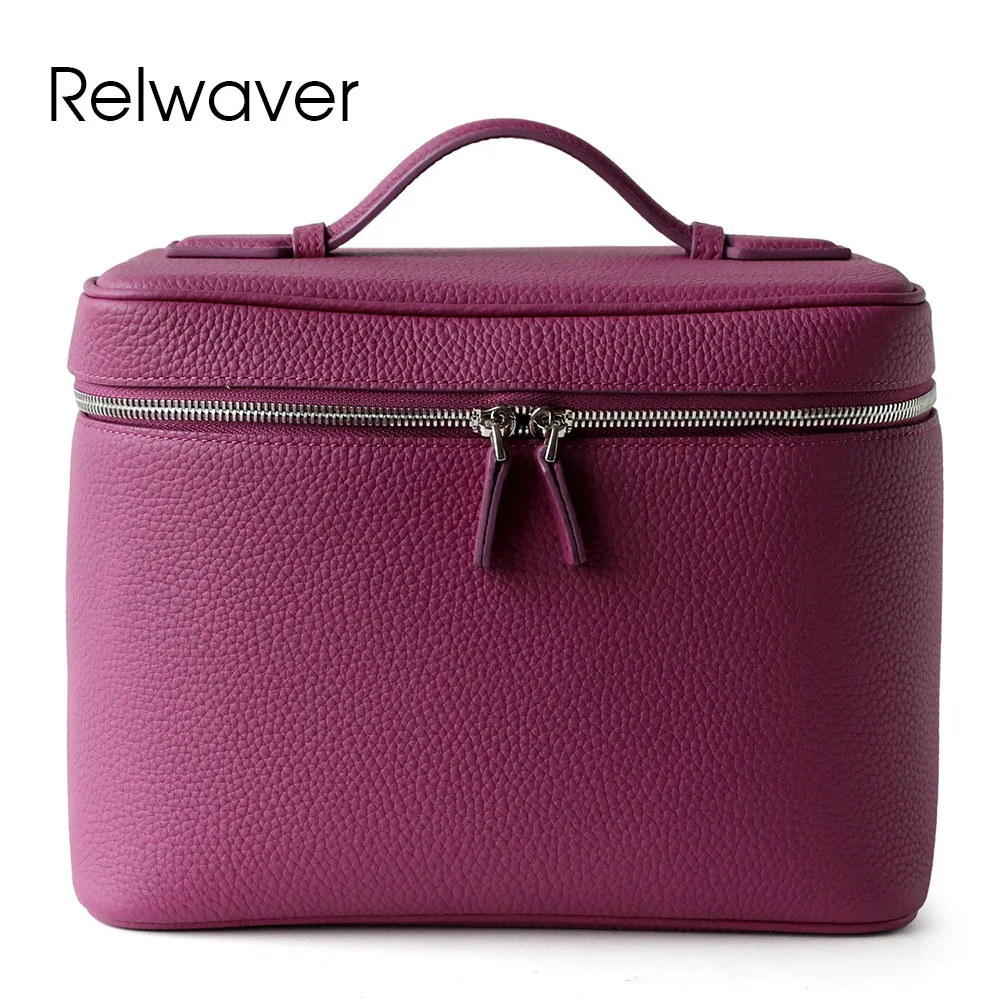 Relwaver women cosmetics bag genuine leather bag 2025 autumn winter brief fashion women handbag
Relwaver women cosmetics bag genuine leather bag 2025 autumn winter brief fashion women handbag