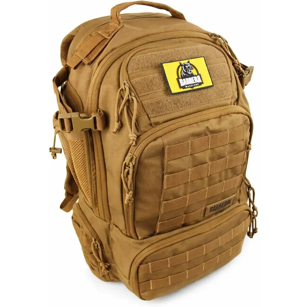 50L Tactical MOLLE Backpack, 3-Day Assault Pack, Water-Resistant, Ideal for Hiking, Camping, Travel, Survival (Coyote Brown)
50L Tactical MOLLE Backpack, 3-Day Assault Pack, Water-Resistant, Ideal for Hiking, Camping, Travel, Survival (Coyote Brown)