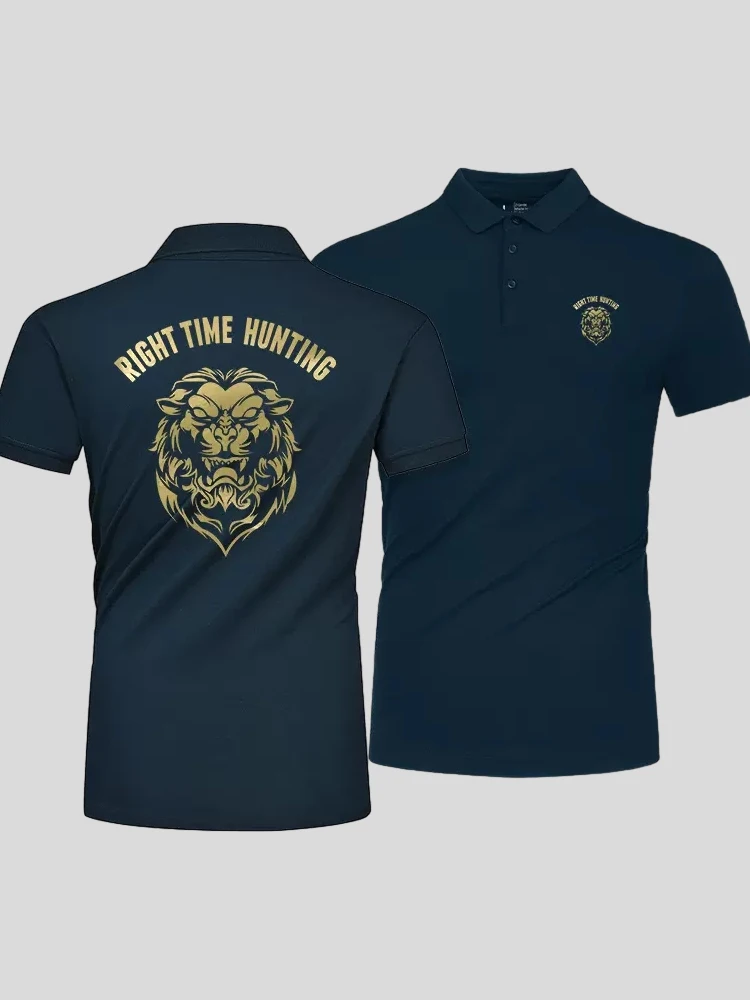 Slim Fit T-Shirt for Men Short Sleeve Turn-down Collar Black Summer Top Youth Fashion Cotton Wool Fabric Animal Pattern
Slim Fit T-Shirt for Men Short Sleeve Turn-down Collar Black Summer Top Youth Fashion Cotton Wool Fabric Animal Pattern