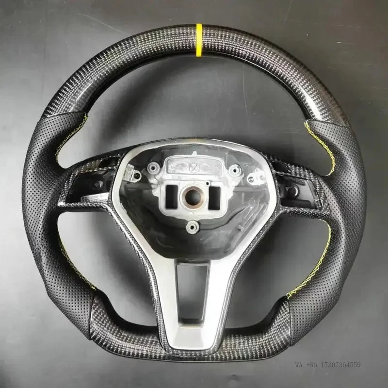 For Mercedes-Benz W204 W212 W218 GLK207 C63 A45 A172 E280 100% Real Carbon Fiber Car Steering Wheel With Leather
For Mercedes-Benz W204 W212 W218 GLK207 C63 A45 A172 E280 100% Real Carbon Fiber Car Steering Wheel With Leather
