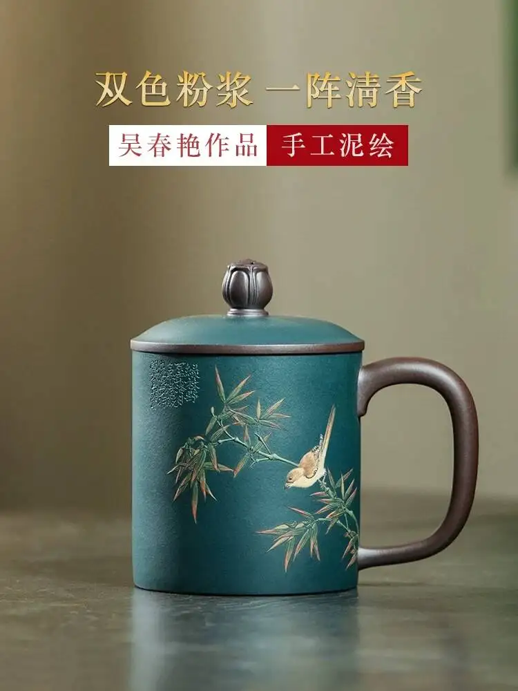 Yihu Chun High-End Purple Clay Cup, Fragrant Breeze 460C, Masterfully Hand-Painted By A Famous Artist, Collectible-Grade
Yihu Chun High-End Purple Clay Cup, Fragrant Breeze 460C, Masterfully Hand-Painted By A Famous Artist, Collectible-Grade