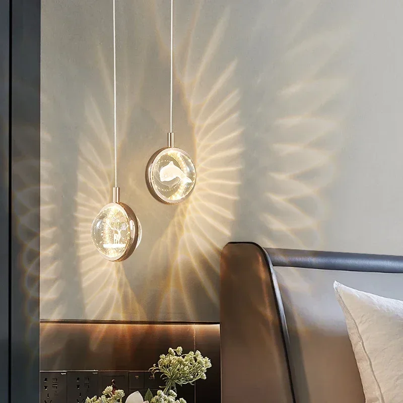 423W Crystal Ball Pendant Lighting Bedroom Bedside Creative Animal Rose Small Chandelier Living Room Window Background Wall Deco
423W Crystal Ball Pendant Lighting Bedroom Bedside Creative Animal Rose Small Chandelier Living Room Window Background Wall Deco