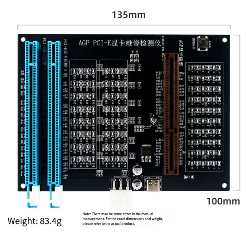 Тестер видеокарт LIKE WISH AGP PCI-E двойного назначения для настольных ПК с подсветкой, новый
Тестер видеокарт LIKE WISH AGP PCI-E двойного назначения для настольных ПК с подсветкой, новый