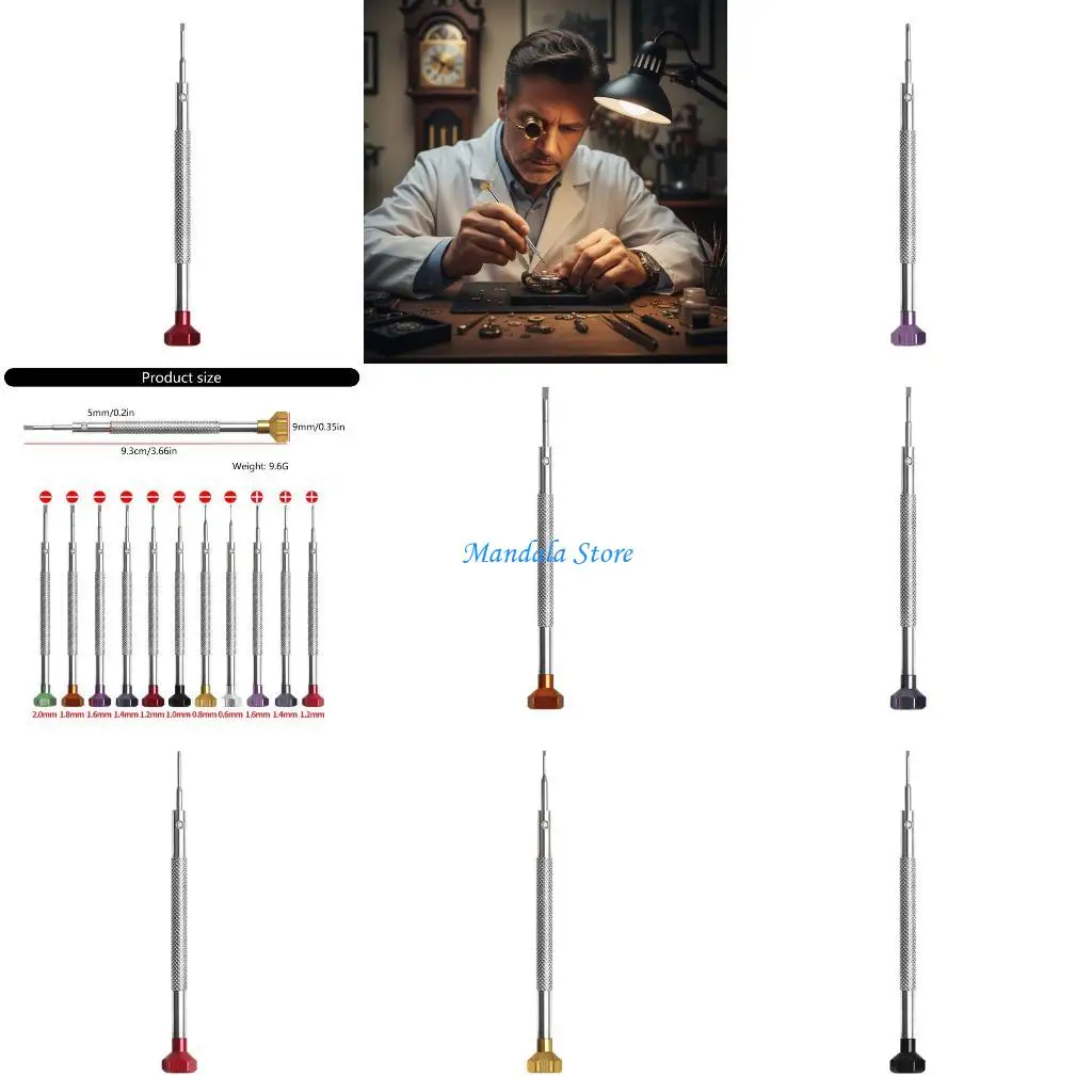 U2JC Прочная отвертка для ремонта часов Наконечник из высокоуглеродистой стали Легкая эргономичная ручка
U2JC Прочная отвертка для ремонта часов Наконечник из высокоуглеродистой стали Легкая эргономичная ручка