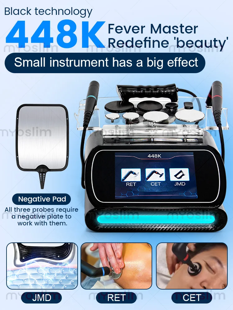 Newest Technological Advancements INDIBA 448KHZ Tecar Therapy Machine Slimming Pain Relief SPA Beauty Skin Rejuvenation
Newest Technological Advancements INDIBA 448KHZ Tecar Therapy Machine Slimming Pain Relief SPA Beauty Skin Rejuvenation
