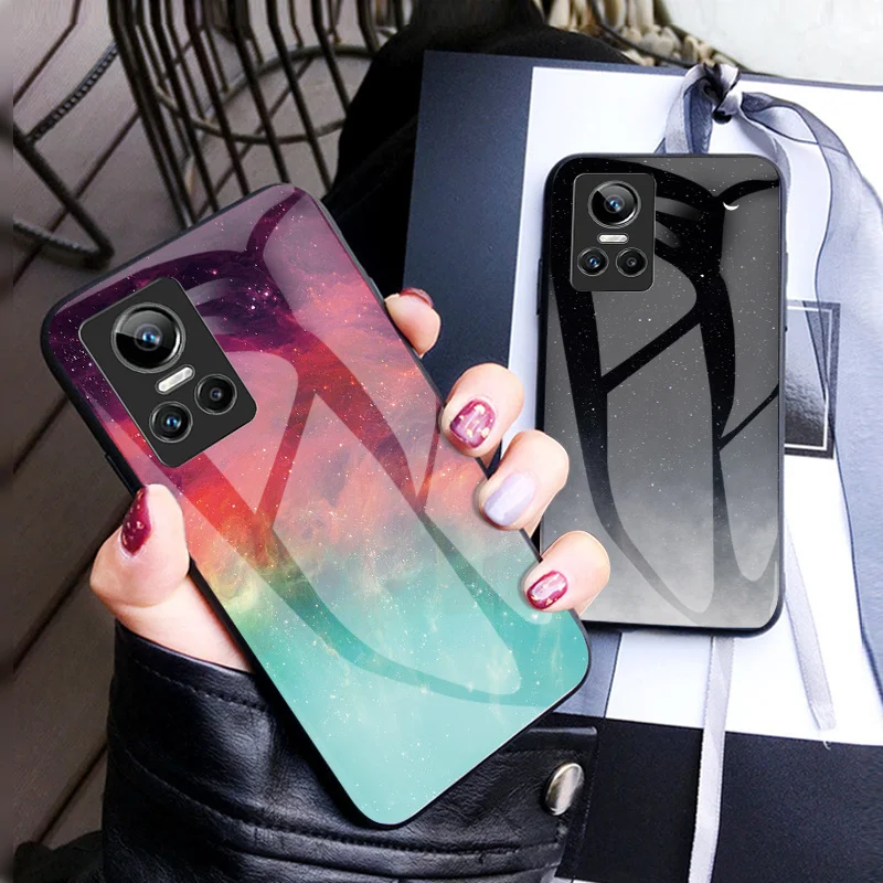 Realme GT Neo3 RMX3561 RMX3560 Case Starry Grain Tempered Glass Back Cover Hard Phone Case for Realme GT Neo 3 Neo3 5G RMX3560
Realme GT Neo3 RMX3561 RMX3560 Case Starry Grain Tempered Glass Back Cover Hard Phone Case for Realme GT Neo 3 Neo3 5G RMX3560