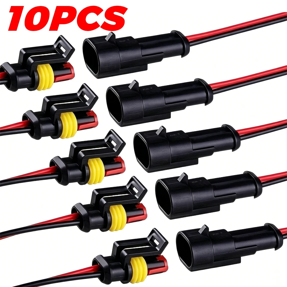 Car Waterproof Electrical Connector 2 Pin Flame Retardant Nylon Wire Plug Truck Scooter Marine Boat Motorbike Cable Socket Part
Car Waterproof Electrical Connector 2 Pin Flame Retardant Nylon Wire Plug Truck Scooter Marine Boat Motorbike Cable Socket Part