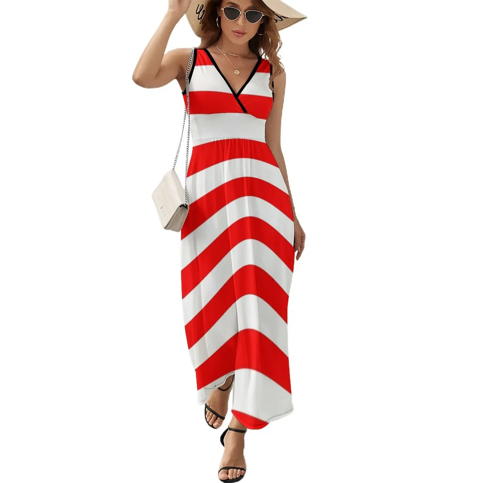 Red and White Horizontal Stripes Sleeveless Dress summer dress for women 2023 Women's clothing long dresses for women
Red and White Horizontal Stripes Sleeveless Dress summer dress for women 2023 Women's clothing long dresses for women