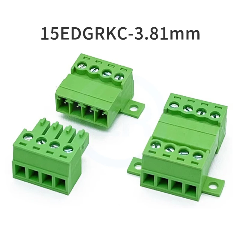 (10 Sets) 15EDGRKC + 15EDGK 3.81mm 2EDGRKC 3.81 Solderless Butt Joint with Fixed Panel Hole Locking Board Male and Female 2~24P
(10 Sets) 15EDGRKC + 15EDGK 3.81mm 2EDGRKC 3.81 Solderless Butt Joint with Fixed Panel Hole Locking Board Male and Female 2~24P