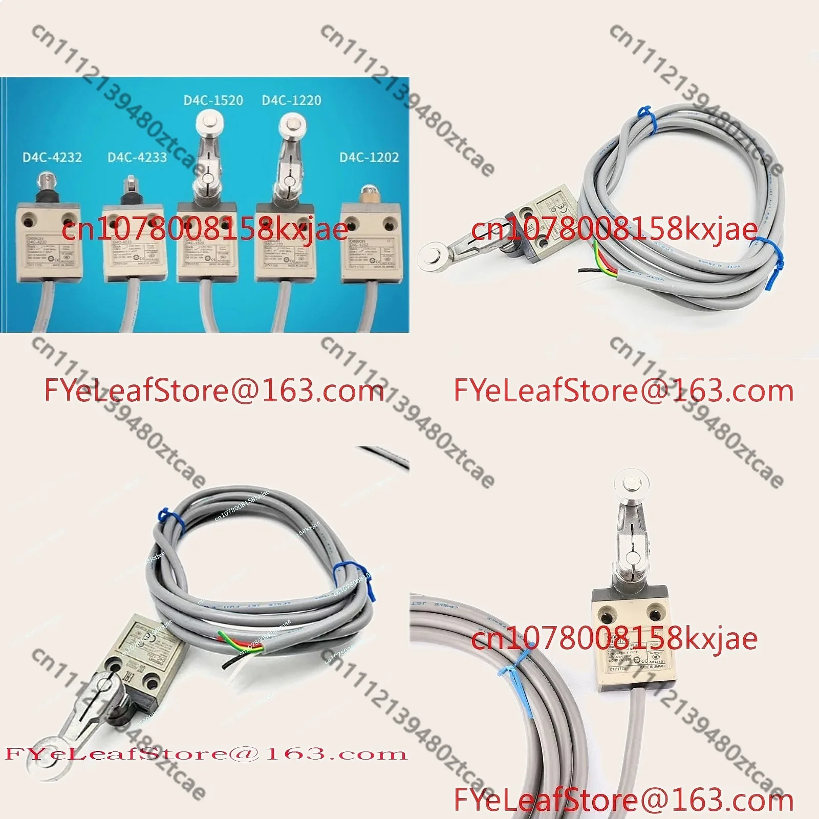 Waterproof Limit Travel Switch D4C-1202 1232 4232 1520 1220 1227-P
Waterproof Limit Travel Switch D4C-1202 1232 4232 1520 1220 1227-P