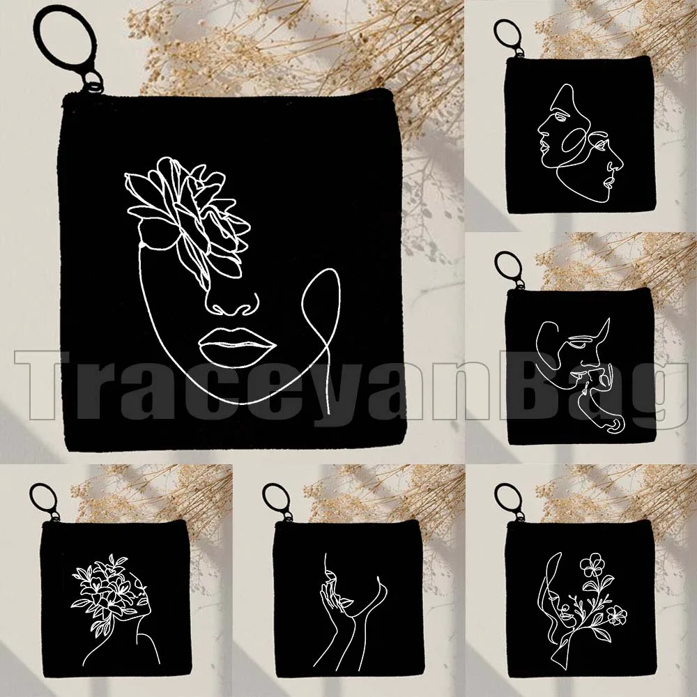 Abstract One Line Art Poster Floral Girl Woman One Line Face Rose Head Drawings Cute Canvas Coin Purse Key Case Bag Wallet Pouch
Abstract One Line Art Poster Floral Girl Woman One Line Face Rose Head Drawings Cute Canvas Coin Purse Key Case Bag Wallet Pouch