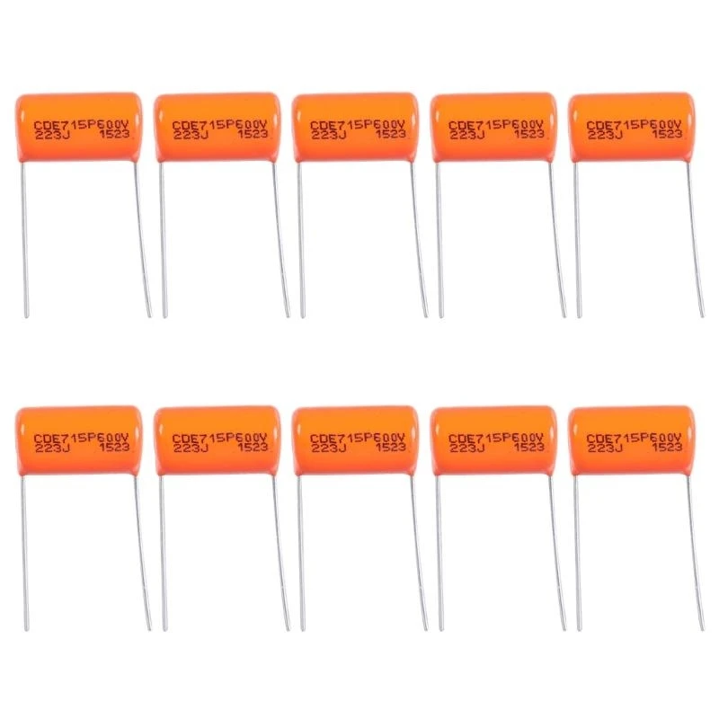 77UF 10Pcs 600v 715P .022uf Guitar Tone Caps Capacitors Drop Capacitors
77UF 10Pcs 600v 715P .022uf Guitar Tone Caps Capacitors Drop Capacitors