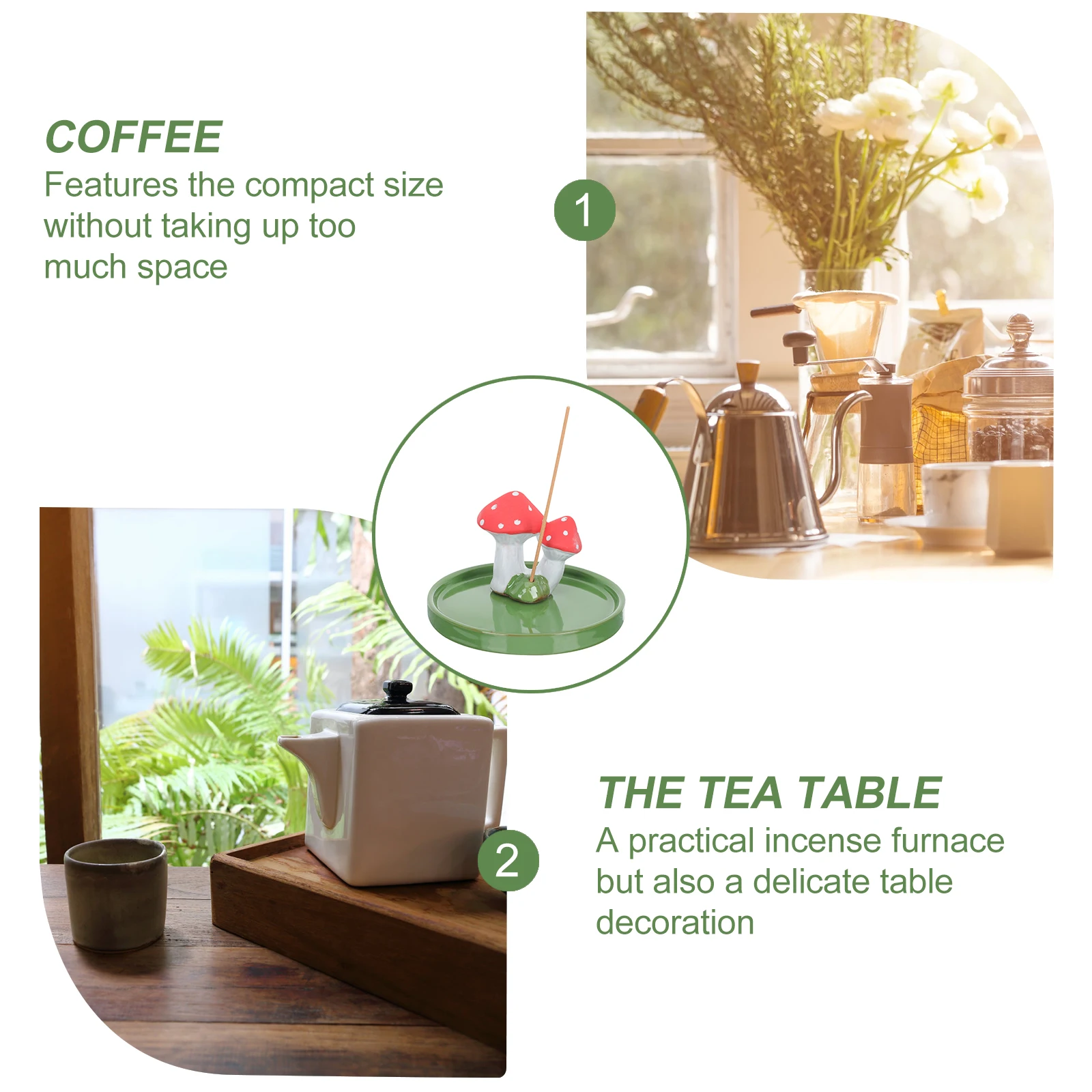 Cartoon Mushroom-Shaped Incense Holder Fine Polished Ceramic Desktop Decor Incense Stick Burner Unique Tea Pet Adornment Gift
Cartoon Mushroom-Shaped Incense Holder Fine Polished Ceramic Desktop Decor Incense Stick Burner Unique Tea Pet Adornment Gift