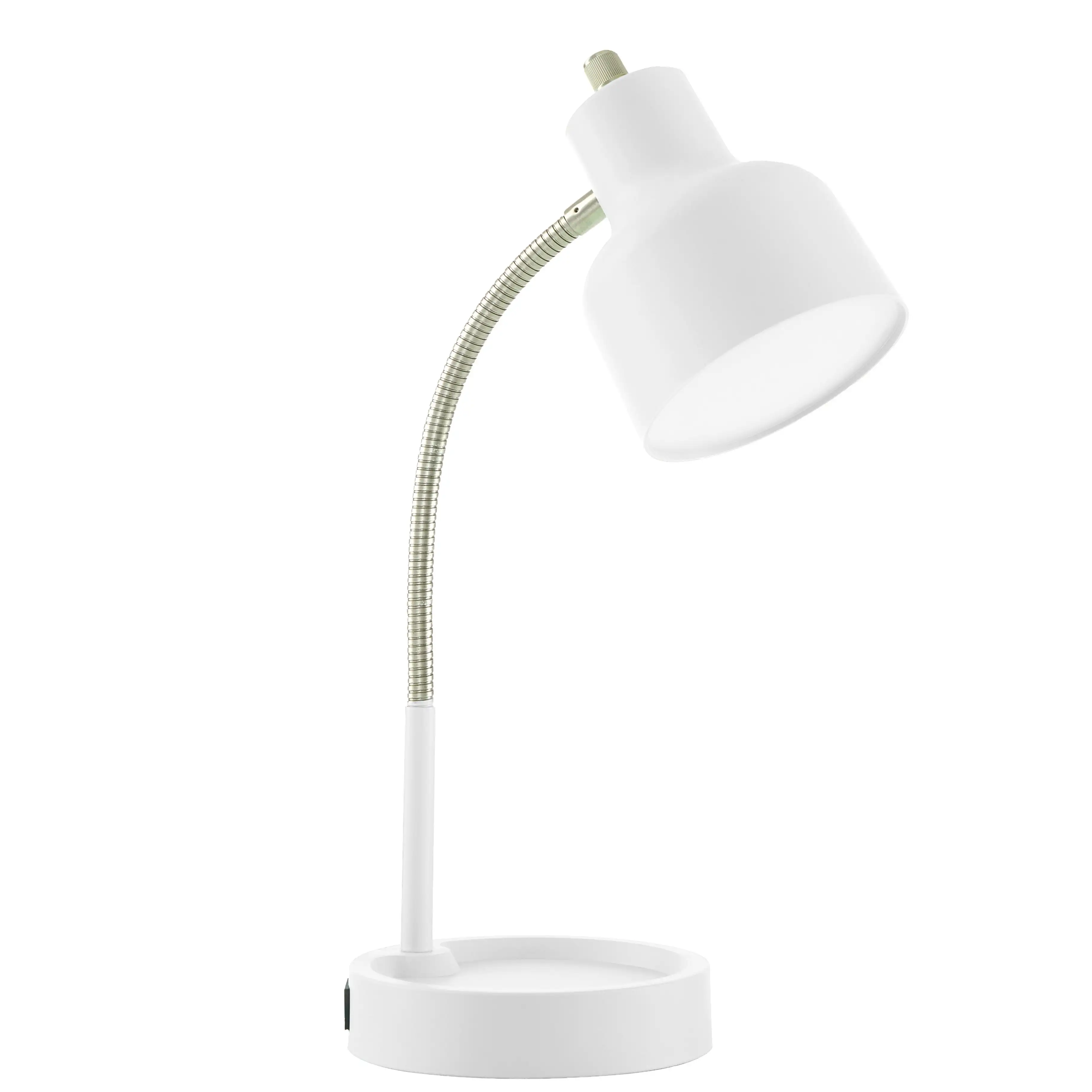 Mainstays 17" LED Catch-All Base & AC Outlet Adjustable Flexible Desk Lamp | Provides ample lighting for desks and bedside tables
Mainstays 17" LED Catch-All Base & AC Outlet Adjustable Flexible Desk Lamp | Provides ample lighting for desks and bedside tables