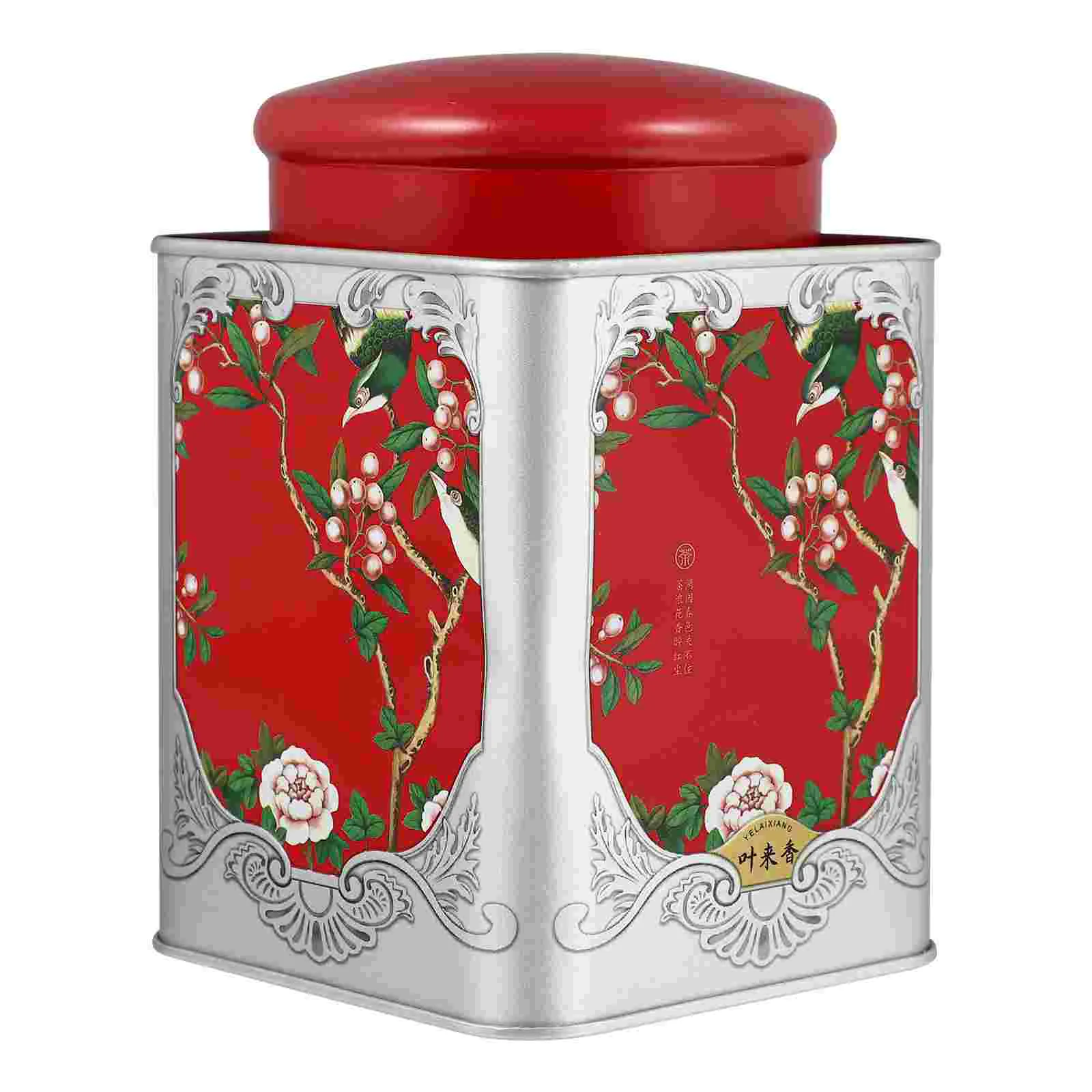 Square Tea Sealed Canister Tinplate Cans Metal Jewelry Organizer Loose Storage Boxes Jar
Square Tea Sealed Canister Tinplate Cans Metal Jewelry Organizer Loose Storage Boxes Jar
