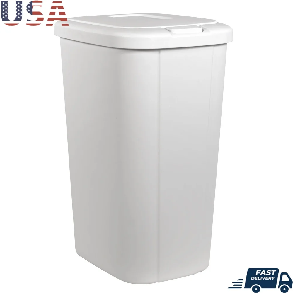 Кухонный мусорный бак с сенсорным верхом, 13,3 галлона, пластиковый мусорный бак с крышкой, тонкий профиль, прочный контроль запаха, использование в помещении
Кухонный мусорный бак с сенсорным верхом, 13,3 галлона, пластиковый мусорный бак с крышкой, тонкий профиль, прочный контроль запаха, использование в помещении