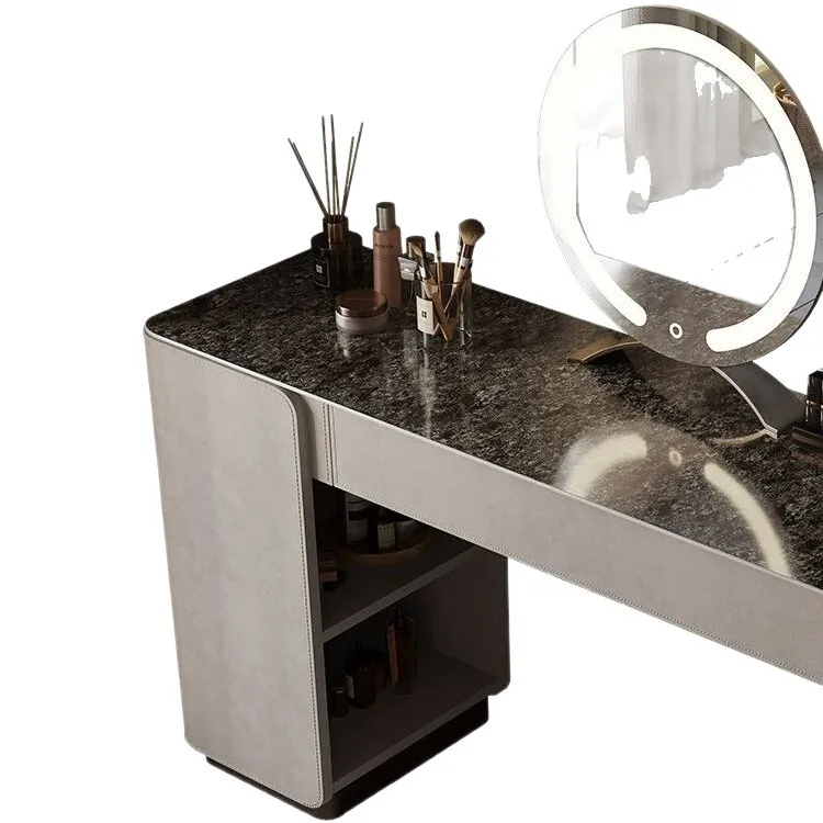 #Italian Light Luxury Modern Simple Solid Wood Dressing/Makeup Table Storage Customizable Stainless Steel Hardware for Small
#Italian Light Luxury Modern Simple Solid Wood Dressing/Makeup Table Storage Customizable Stainless Steel Hardware for Small