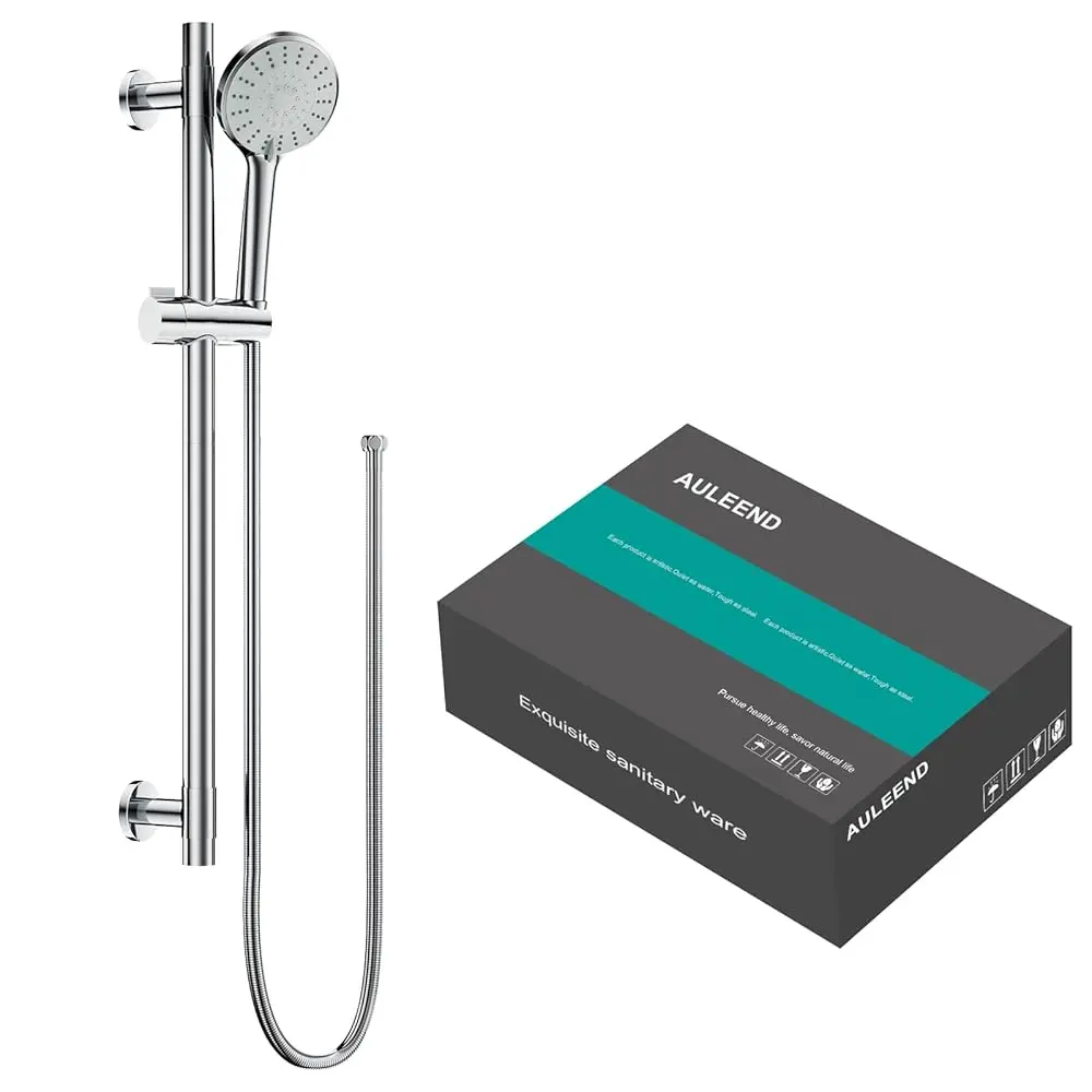 AllexpreskShower Slide Bar Handheld Shower Head with Hose, 5-Function Hand Shower with Wall Mount,shower slide bar,adjustable he
AllexpreskShower Slide Bar Handheld Shower Head with Hose, 5-Function Hand Shower with Wall Mount,shower slide bar,adjustable he