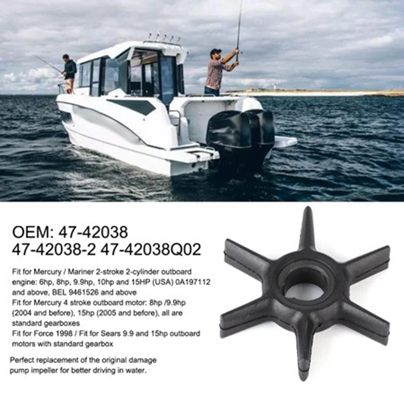 NEW-47-42038 подвесной крыльчатка водяного насоса для подвесного двигателя Mercury 47-42038-2 47-42038Q02
NEW-47-42038 подвесной крыльчатка водяного насоса для подвесного двигателя Mercury 47-42038-2 47-42038Q02