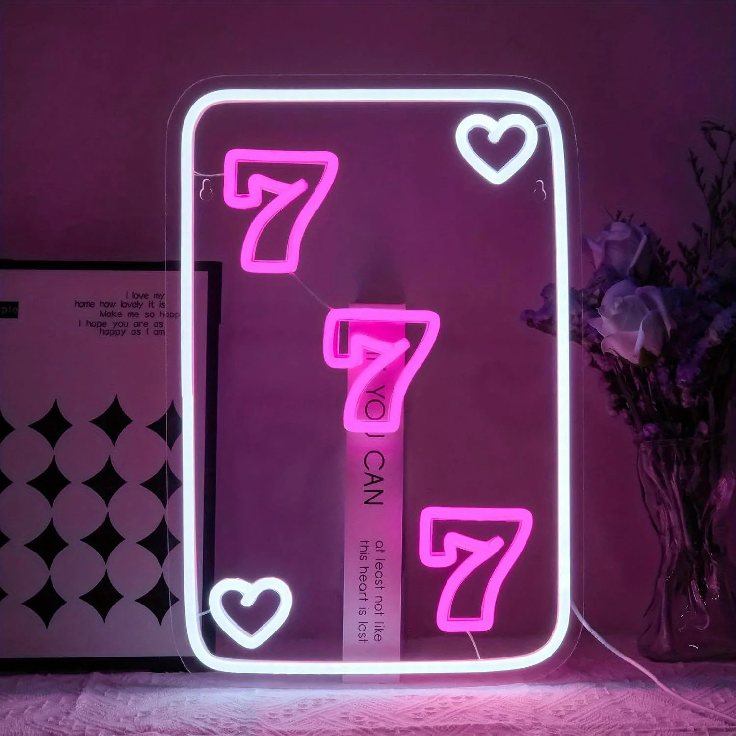 Неоновые вывески Lucky 777, неоновые вывески на удачу в спальне, игровая комната, декор для вечеринки в гостиной, подарки на день рождения для детей и девочек
Неоновые вывески Lucky 777, неоновые вывески на удачу в спальне, игровая комната, декор для вечеринки в гостиной, подарки на день рождения для детей и девочек