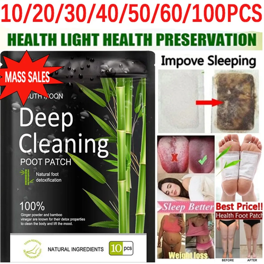 100pcs Detox Foot Patches Pads Natural Detoxification Treat Body Toxins Cleansing Stress Relief Feet Slimming Cleansing New
100pcs Detox Foot Patches Pads Natural Detoxification Treat Body Toxins Cleansing Stress Relief Feet Slimming Cleansing New