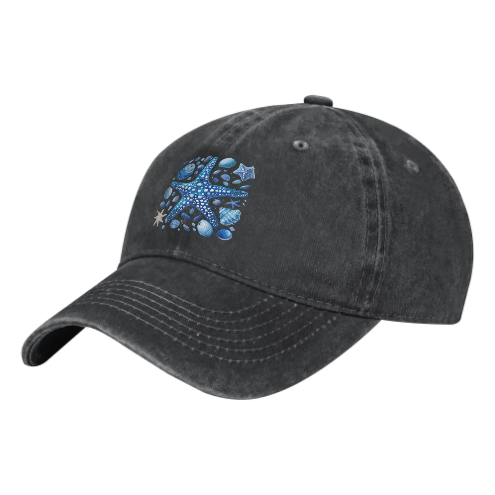 Starfish Shells Baseball Cap Adult Denim Hat Cotton Fashion Washed Cap Unisex Adjustable Outdoor Sports Daily
Starfish Shells Baseball Cap Adult Denim Hat Cotton Fashion Washed Cap Unisex Adjustable Outdoor Sports Daily