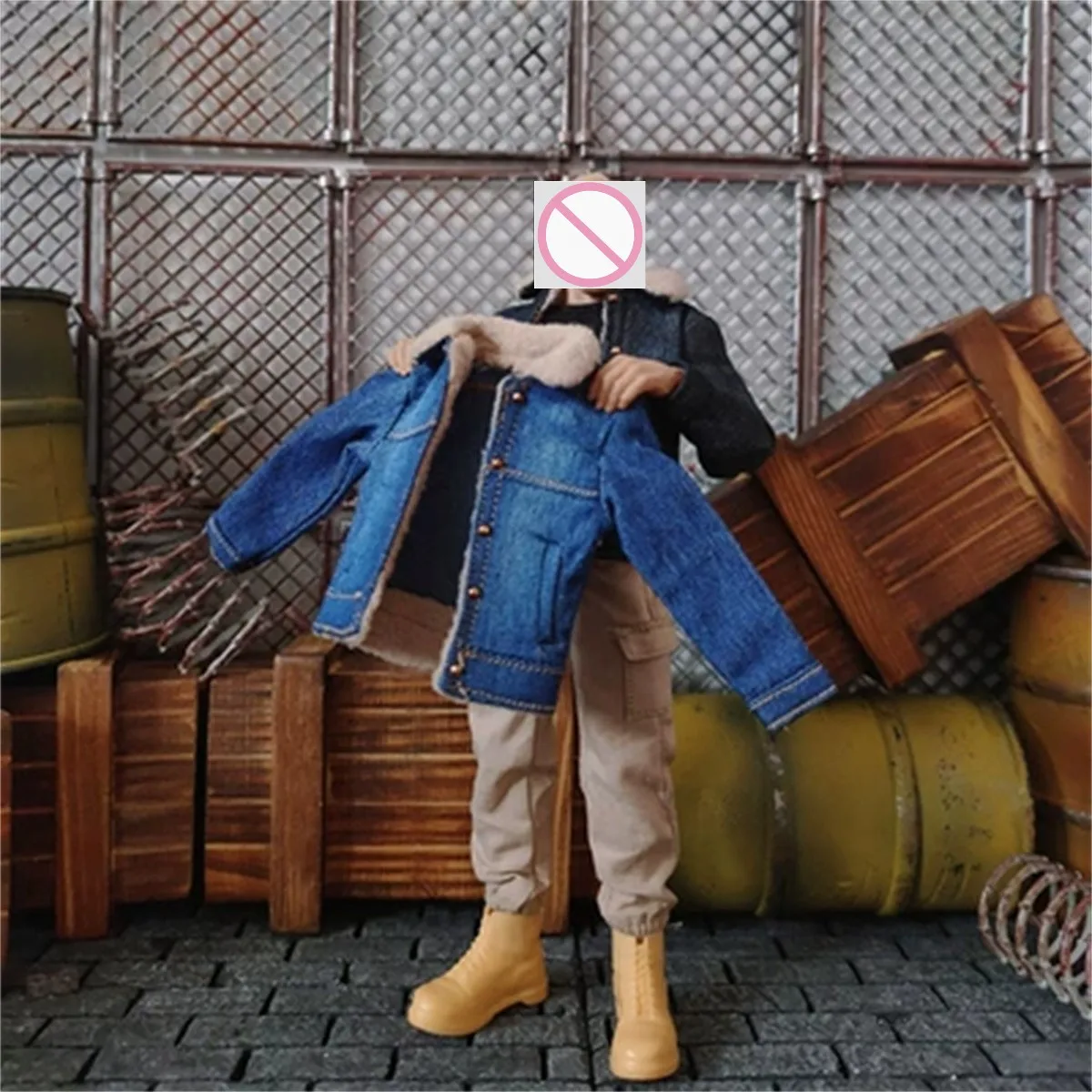 1/12 Fashion Male Fur Collar Denim Jacket Coat Vest Cargo Pants Clothes Suit Anime Model for 6" Anime Doll Action Figure Body
1/12 Fashion Male Fur Collar Denim Jacket Coat Vest Cargo Pants Clothes Suit Anime Model for 6" Anime Doll Action Figure Body